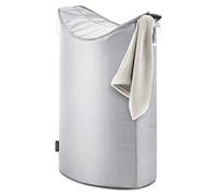 Sac à linge FRISCO, 65 l, gris argent, Blomus