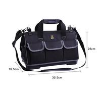 Sac À Main En Tissu Oxford Étanche,, Pochette De Rangement, Marteau, Sac À Outils, Grande Capacité, Sac À Bandoulière, Anneau De Suspension En Alliage, Trousse À Outils Pour Électricien