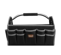 Sac à outils à bouche large | Sacs à outils pour hommes lourds - Électricien large Électricien Open Top Tote Poche Panier à outils lourds avec clavier de rangement d'outil