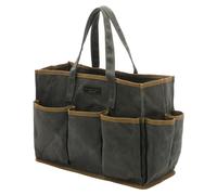 Sac à outils de 450 grammes, en toile cirée, avec 11 compartiments, dimensions : 36 x 14 x 26,5 cm