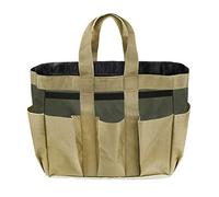 Sac à Outils de Jardin en Oxford Sac de Rangement pour kit de Outils Jardinage Sac Fourre-tout Pliable Portable Sac de Transport à Outils de Plantation avec Multi-poches Extérieur Pelouse Jardin