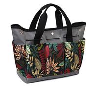 Sac à Outils de Jardin en Oxford Sac de Rangement pour kit de Outils Jardinage Sac Fourre-tout Pliable Portable Sac de Transport à Outils de Plantation avec Multi-poches Extérieur Pelouse Jardin