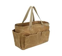 Sac à outils de jardin robuste Oxford 600D avec 8 poches Sac fourre-tout de jardinage en toile cirée Sac de rangement pour ustensiles de camping Sac de rangement multi-usages réutilisable avec