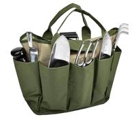 Sac à outils de jardin, sac de rangement étanche avec 8 poches latérales, sac de rangement pour caves, râteaux, clés à molette, , élagage, transplantation