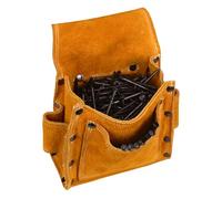Sac à Outils de Poche de Taille, gréeur de Poche, Sac à Outils en Cuir Robuste, Pochette de Ceinture de Taille de Charpentier pour la Construction du Travail du Bois