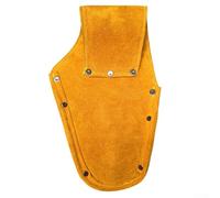 Sac à outils en cuir de vachette robuste pour électriciens - Pochette de taille résistante à l'usure avec boucle en cuivre pour chantiers de construction 280 x 170 mm