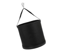 Sac à outils en toile de grande capacité avec base renforcée sécurisée et renforcée pour le transport des engrenages, sac de travail en toile, seau à outils rond