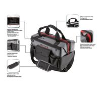 Sac à outils - GRAPHITE - Energy+ - 18,5 L - 8 poches internes - 7 poches externes