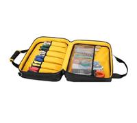 Sac à outils organiseur avec housse pour ordinateur portable | Porte-outils de rangement pour charpentiers, plombiers, électriciens, garages, construction, amélioration de la maison