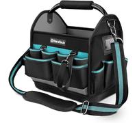 Sac à outils pour électricien, 30,5 cm, avec fond étanche et grande ouverture, fabriqué en polyester 900D