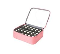 Sac à Outils pour manucure Sac de Rangement Vernis à Ongles, 30 Bouteilles, Sac Portable Grande capacité for, Peut contenir jusqu'à Nail Tech(Color2)