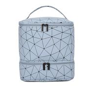 Sac à Outils pour manucure Sac de Rangement Vernis à Ongles capacité, Sac Double Couche for amélioration des, Peut accueillir lumières Support et 30 Bouteilles Nail Tech(Color5)