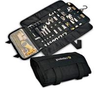 Sac à outils pour moto - Sac à outils ultra-résistant avec 56 boucles élastiques et compartiment de rangement - Système MOLLE - Boîte à outils facile à transporter