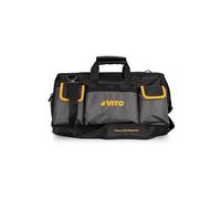 Sac à outils Professionnel 35L 8 Poches 17 compartiments Charge 25Kg Base rigide Fond étanche Bandoulière Confort VITO