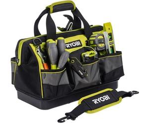 Sac à outils RYOBI, Fond renforcé, 38 x 29 x 20,5 cm, Pour 1 ou 2 outils, RSSSTB1