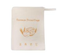 Sac à pain en cire d'abeille, naturel et réutilisable, 33 x 43 cm, sac de doublure en cire d'abeille, organisateur alimentaire, garde le pain frais plus longtemps, pour pâte à sandwich, cuisine