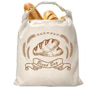 Sac à pain en cire d'abeille, pochette alimentaire à fermeture naturelle, 42 x 32 cm, taille compacte avec prise en main sûre, cadre en alliage, accessoires de maison pour protéger le congélateur