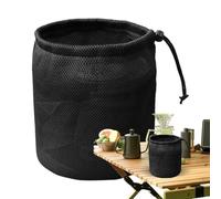 Sac à Pinces à Linge avec Cordon de Serrage - Pince à Linge élastique - Accessoires de séchage pour randonnée, Pique-Nique, Salle de Bain, 19 x 25 cm, Refer to Description, Unisexe