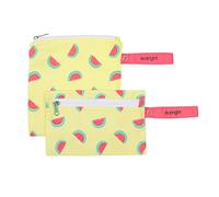 Sac à sandwichs et sacs à casse-croûte réutilisables Eco Right - Sac de déjeuner sans déchets et sans danger pour la nourriture, fabriqué en recyclant 5 bouteilles en PET - Lot de 2