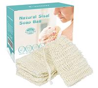 Sac à Savon en Sisal, 4 Pcs Filet à Savon Sac de Protection Sac de Stockage Sec, Moussage et Séchage du Savon, Peeling, Massage