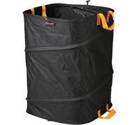 Fiskars Sac à végétaux pop-up Ergo M avec poignées 175 L 70 cm H × 50 cm L Noir/Orange 1028372