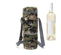 Sac à vin isotherme | Sac de transport de vin | Porte-boissons pliable avec poignée | Sac à liqueur épais pour le camping et les voyages | Parfait pour les fêtes et les sorties à la plage | Porte-vin