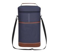 Sac à vin Poche isotherme pour 2 bouteilles | Housse de transport réutilisable pour bouteilles Idéal pour femmes, hommes, voyages, déjeuners et