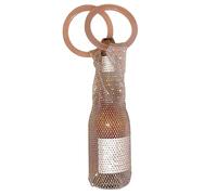 Sac à vin, pochette de rangement en strass avec poignée | Pochette en maille pour bouteille de champagne | pour célébration, mariage, pique-nique, dîner, voyage, vacances, rangement, rose, Refer to