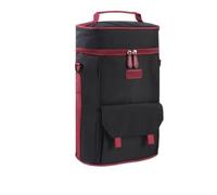 Sac à vin pour 2 bouteilles de vin Sac isotherme Oxford imperméable, Noir , 24x10.2x36cm, One Style