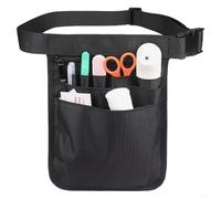 Sac banane durable avec 8 poches séparées, ceinture utilitaire réglable pour et professionnels du service, organiseur multifonction avec tissu Oxford (violet)