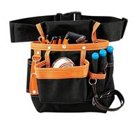 Sac banane pour outils en tissu Oxford avec poches | Sac à outils réglable pour le travail, le jardin, la réparation, l'atelier, les mécaniciens, les techniciens