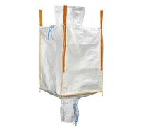 Sac Big Bag 1m³ avec Goulottes | BigBag Vidange Facile | GRVS en Toile Laminée | Lot de 10 sacs