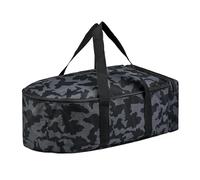 Sac | Boîte à outils | Sac de service lourd | Organisateur de bouteilles d'appât imperméable et stockage d'engrenages | Sac d'ordinateur portable résistant à l'usure, Camouflage foncé (Dark Night