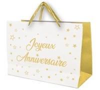 sac cadeau 30x25cm or - surprisez vous sacmm00or G