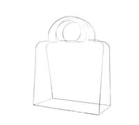Sac cadeau de fête acrylique transparent | Mini boîte de rangement transparente | Pochettes cadeaux transparentes pour événements - Pour Noël Saint-Valentin Pâques Action de grâce anniversaire remise