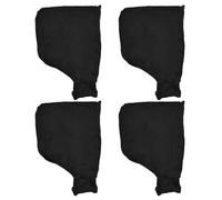 Sac collecteur de poussière - Sac à poussière abrasif - Embout de hotte d' noir - Accessoire pour meuleuse, travail du bois, scie à onglets et tronçonneuses