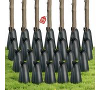 Sac d'arrosage pour arbres - Lot de 25 sacs d'arrosage - Volume de 75,7 l - PE avec fermeture à glissière - Arrosage goutte à goutte pendant 3 à 4 heures