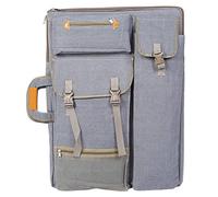 Sac d'Art en Toile 4K, grande capacité imperméable multi-fonctionnel, planche à croquis extérieur 66 x 50 cm pour artistes, étudiants, voyageurs et plein air