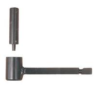 Sac de 2 gonds de portail à sceller 20x200mm pour matériaux pleins - ING FIXATIONS - A856235 Noir G