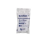 Sac de 25 pièces en plastique 10 mm