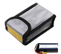 Sac de Batterie - Organisateur de Stockage, conteneur de Protection résistant à la Chaleur, Sac de Charge | Protection fiable Contre Les incendies pour Le Stockage des Batteries de Voiture de
