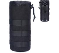 Sac de Bouteille d'eau Tactique Poche Porte Gourde Molle Poche de Cruche à Eau Militaire Pliable pour Randonnée Camping Trekking