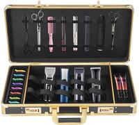 Sac de coiffeur et barbier - Mallette à outils/organiseur - 55 × 27 × 10 cm - Portable - Grande capacité - Pour coiffeurs, toiletteurs pour animaux, maquilleurs