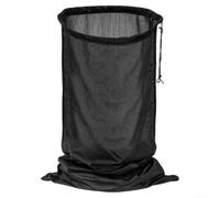 Sac de collecte de débris 61 x 122 cm pour broyeur de bois et maille de feuilles avec double serrure à corde facile à vider