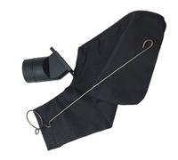 Sac de Collecte de poussière de scie - Soupche réutilisable Transparente avec Joint serré, piège de poussière Durable | Attachement de la scie Circulaire à mitre pour Outils de Coupe en marbre
