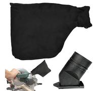 Sac De Collecte De Poussière Sac À Poussière Pour Machine À Découper | Collecteur Noir Accessoire Réglable Pour Machine À Découper, Ponçeuse, Polisseuse Et Travail Du Bois