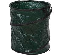 Sac de collecte des déchets de jardin Unyqoos® de 120 L – sac de stockage et de transport résistant aux intempéries, fabriqué en tissu polyéthylène, avec une structure en acier léger, 2 poignées de tr