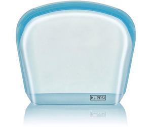 Sac de congélation réutilisable en silicone, 3,5 L, bleu, résistant à la chaleur et au froid, étanche, lavable au lave-vaisselle