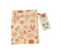 Sac de conservation pour aliments réutilisable NBA154 15 x 20 cm, coton, Pebbly