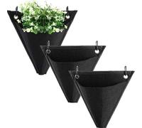 Sac De Culture De Plantes En Pot De Fleurs De Jardinage, Paquet De 3 Le Noir